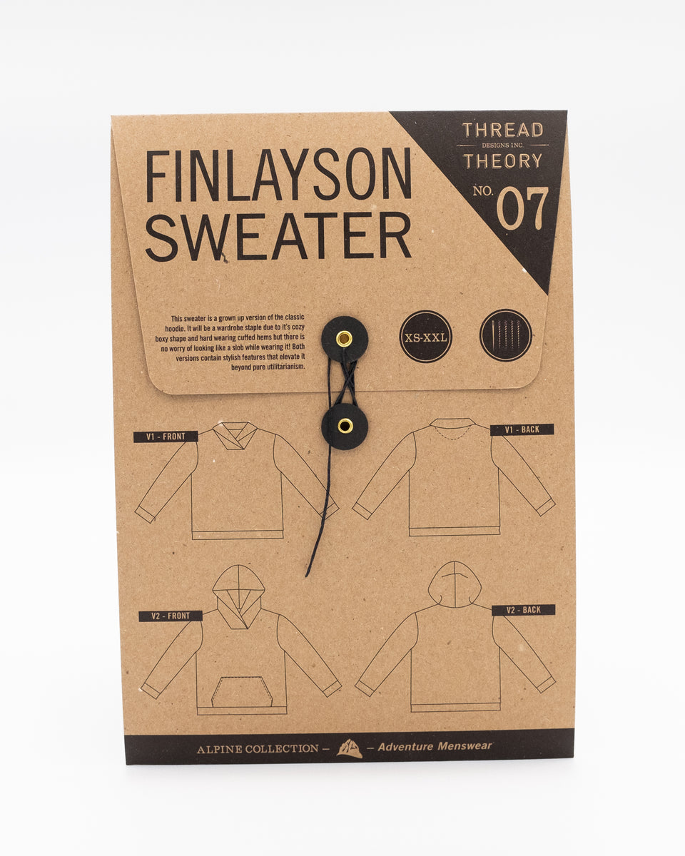 Finlayson Sweater | Men's Clothing Pattern | Thread Theory Designs