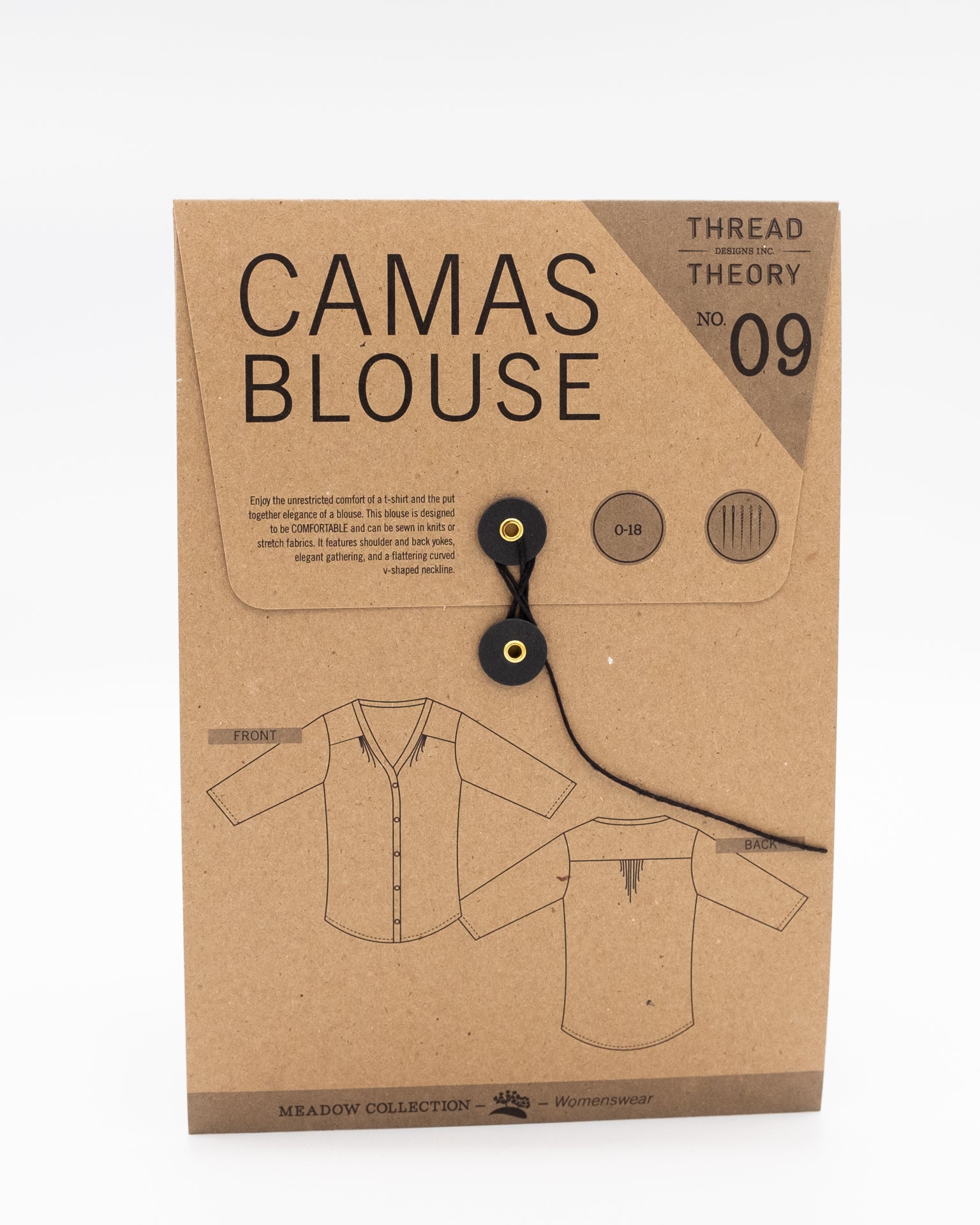 Camas Blouse Tissue Pattern