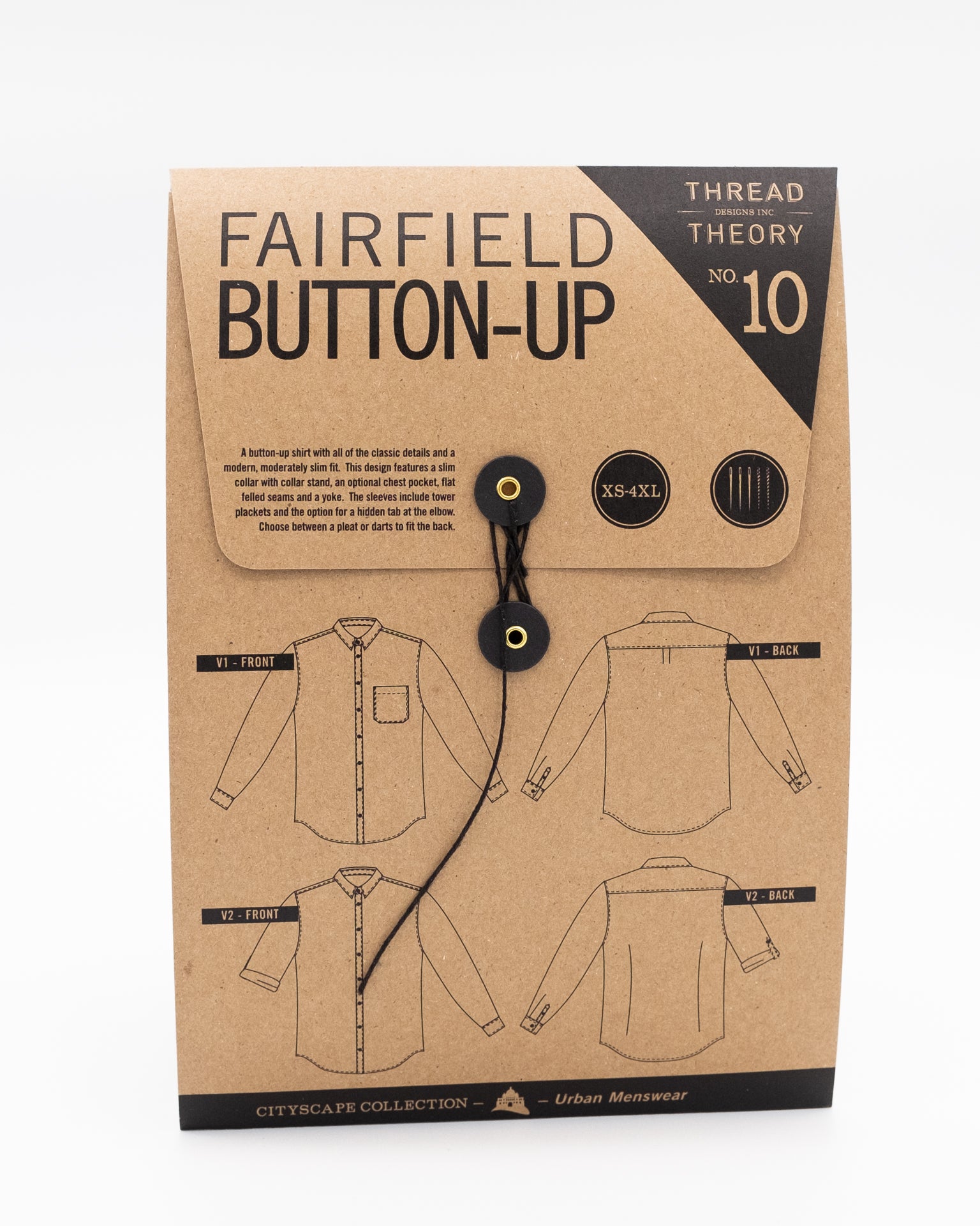 Fairfield Button-up Shirt Tissue Pattern – Thread Theory