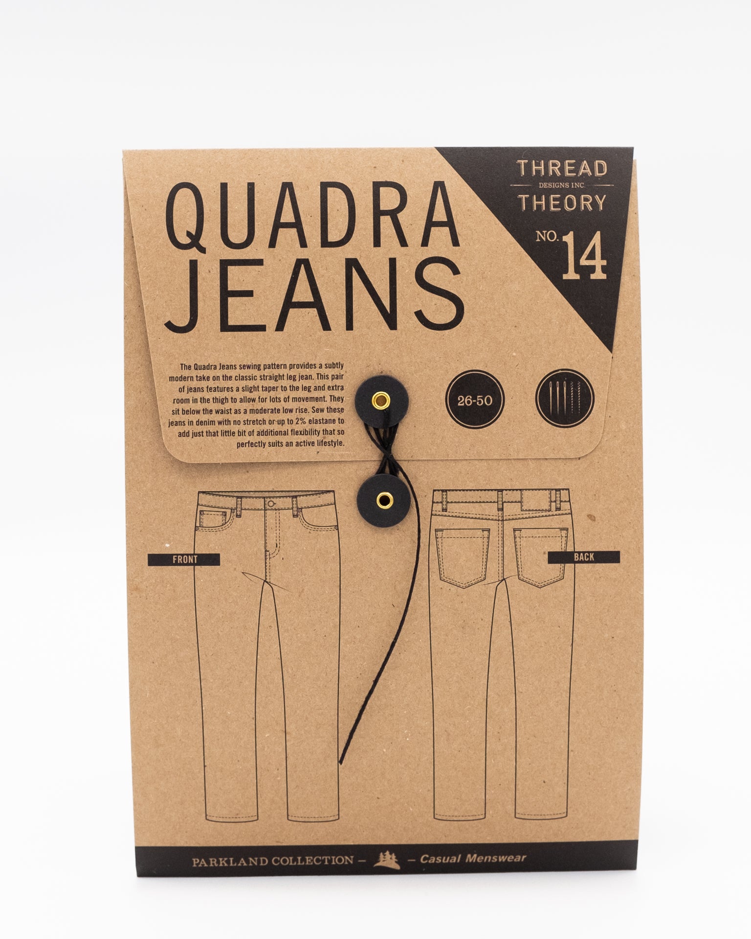 Quadra Jeans Pattern - Thread Theory – Simplifi Fabric