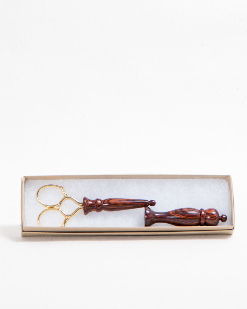 Wooden Needle Case and Scissor Set - Thread Theory - 2